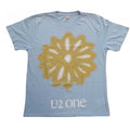 Front - U2 Unisex Adult Glastonbury 2011 Smell the Flowers Back Print Cotton T-Shirt