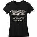 Front - Guns N Roses Womens/Ladies Troubadour Flyer T-Shirt