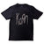 Front - Korn Unisex Adult Logo Cotton Hi-Build T-Shirt