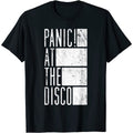 Front - Panic! At The Disco Unisex Adult Bar Cotton T-Shirt