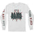 Front - Slipknot Unisex Adult Shrouded Group Back Print Long-Sleeved T-Shirt