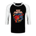 Front - Foo Fighters Unisex Adult Ray Gun Cotton Raglan T-Shirt