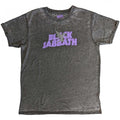 Front - Black Sabbath Unisex Adult Burnout Cotton Logo T-Shirt