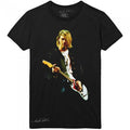 Front - Kurt Cobain Unisex Adult Guitar Cotton T-Shirt