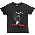 Front - Lady Gaga Unisex Adult Leather Jacket T-Shirt