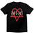 Front - Him Unisex Adult Heartagram T-Shirt