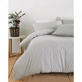 Front - Riva Paoletti Linear Duvet Cover Set