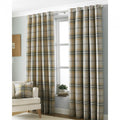 Front - Riva Paoletti Aviemore Ringtop Eyelet Curtains