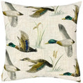 Cream-Green-Brown - Front - Evans Lichfield Country Duck Cushion Cover