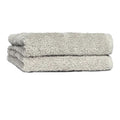 Front - The Linen Yard Loft Combed Cotton Face Towel (Pack of 2)