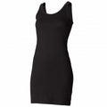 Front - Skinni Fit Ladies/Womens Extra Long Stretch Tank Top / Vest