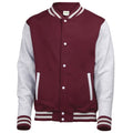 Front - Awdis Kids Unisex Varsity Jacket / Schoolwear