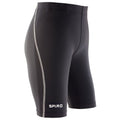 Front - Spiro Unisex Base Layer Bodyfit Junior Sports Shorts