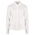 Front - Kustom Kit Womens/Ladies Mandarin Collar Fitted Long Sleeve Shirt