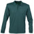 Front - Henbury Mens Coolplus Moisture Wicking Long Sleeve Polo Shirt