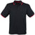 Front - Henbury Mens Coolplus Moisture Wicking Short Sleeve Polo Shirt