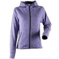 Front - Tombo Teamsport Womens/Ladies Lightweight Running Hoodie With Reflective Tape
