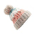 Front - Beechfield Unisex Adults Corkscrew Knitted Pom Pom Beanie Hat