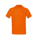 Fire Red - Front - B&C Collection Mens Inspire Polo Shirt