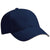 Front - Beechfield Unisex Pro-Style Heavy Brushed Cotton Baseball Cap / Headwear (Pack of 2)