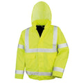 Front - Result Core High-Viz Winter Blouson Jacket (Waterproof & Windproof) (Pack of 2)
