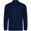 Front - PRORTX Mens Long-Sleeved Polo Shirt