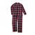 Front - SF Mens Tartan Pyjama Set