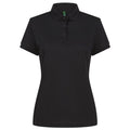 Front - Henbury Womens/Ladies Recycled Polyester Polo Shirt