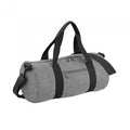 Black-Grey - Front - Bagbase Original 20L Duffle Bag