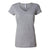 Front - BELLA + CANVAS Womens Jersey V-Neck Tee