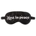 Front - Something Different Satin Rest In Peace Eye Mask