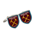 Front - West Ham United FC Official Crest Cufflinks