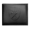 Front - West Ham United FC Mens Official RFID Embossed Leather Wallet