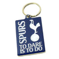 Front - Tottenham Hotspur FC To Dare Is To Do Keyring In A Velvet Gift Bag
