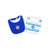 Front - Chelsea FC Baby Crest Bibs (Pack of 2)