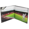 Front - Liverpool FC Mens Official Football Stadium Leather Wallet