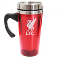 Front - Liverpool FC Official Football Crest Aluminium Travel Mug