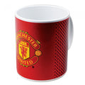 Front - Manchester United FC Official Fade Ceramic Football Crest Mug