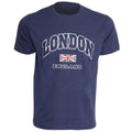 Front - Mens London England Print 100% Cotton Short Sleeve Casual T-Shirt/Top