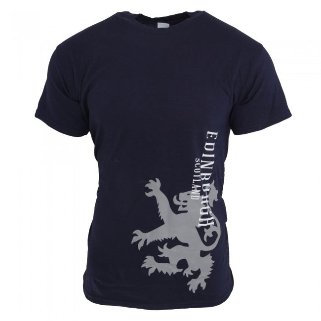 Front - Unisex Short Sleeve Edinburgh Lion T-Shirt