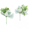Front - Premier White Apple & Pear Pick Christmas Decoration (Pack Of 2)
