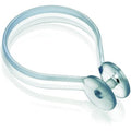 Clear - Front - Croydex Shower Curtain Button Rings (Pack of 12)