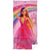 Front - Barbie Follow Your Own Rainbow Beach Towel