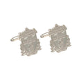 Front - Liverpool FC Silver Plated Crest Cufflinks
