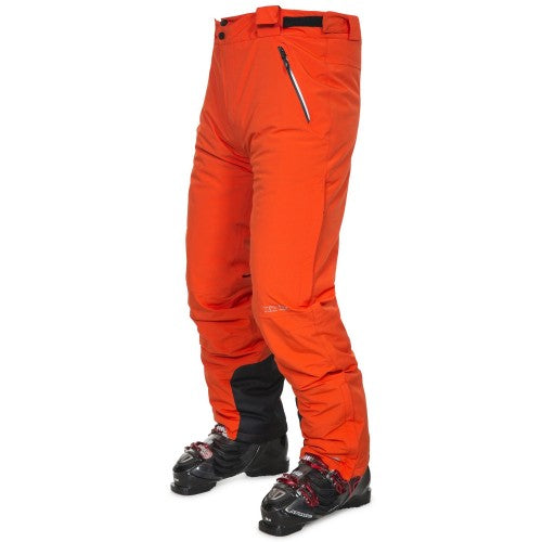 Front - Trespass Mens Pitstop Waterproof Ski Trousers
