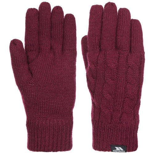 Front - Trespass Womens/Ladies Sutella Knitted Gloves