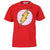 Front - The Flash Boys Distressed Logo Cotton T-Shirt