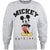 Front - Disney Womens/Ladies Hello Mickey Mouse Sweatshirt