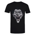 Front - The Joker Mens Lines Cotton T-Shirt