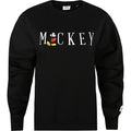 Front - Disney Womens/Ladies Mickey Mouse Embroidered Sweatshirt